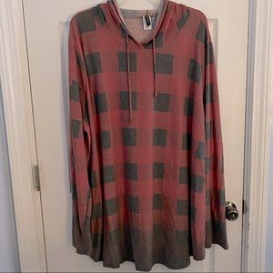 Glitzy Girlz 6X long sleeve hooded tee